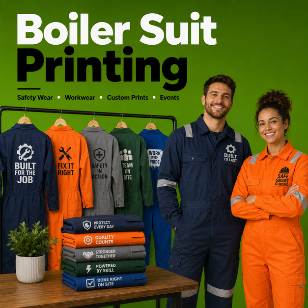 Boiler Suit Printing Liverpool