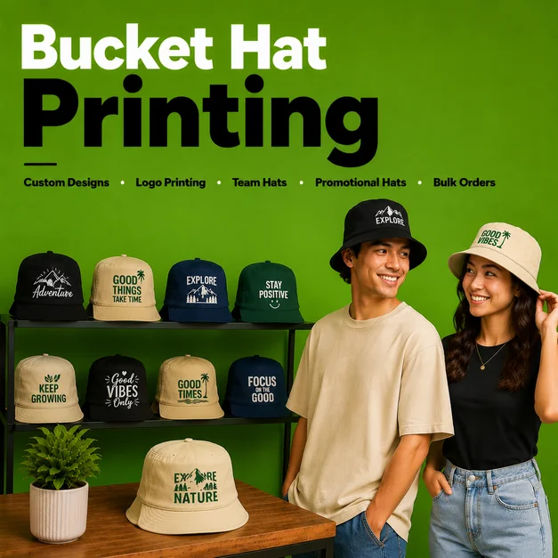 Bucket Hat Printing Liverpool