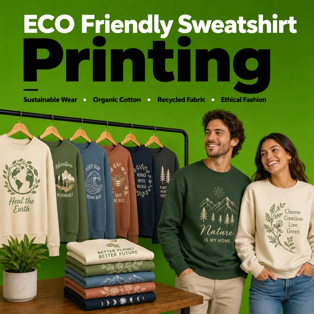 ECO Friendly Sweatshirt Printing Liverpool