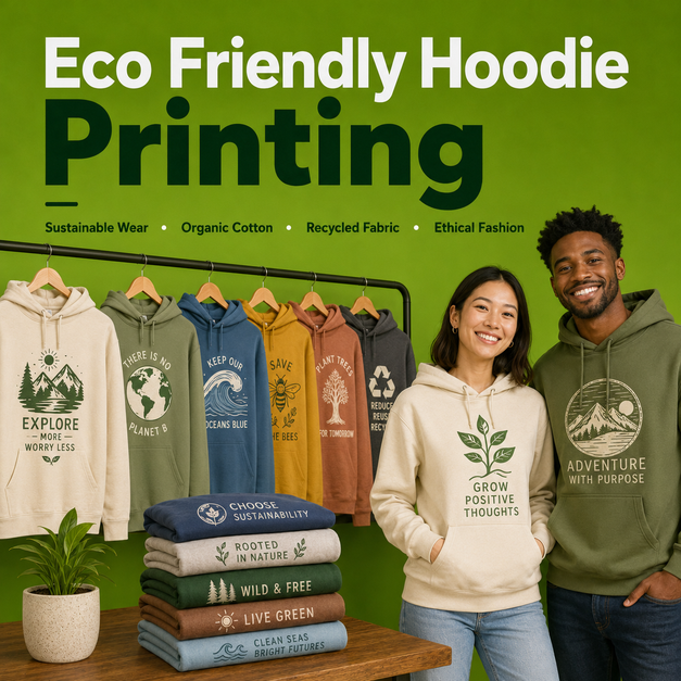 Eco friendly Hoodie Printing Liverpool