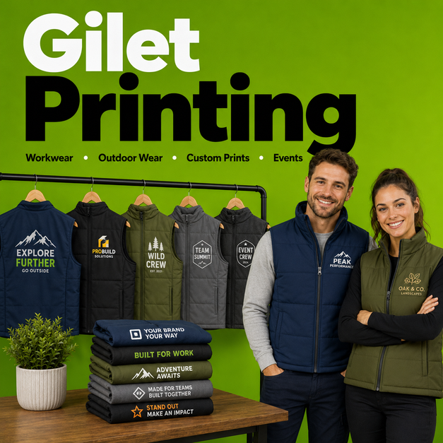 Gilet Printing Liverpool