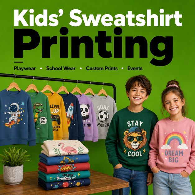 Kids' Sweatshirt Printing Liverpool
