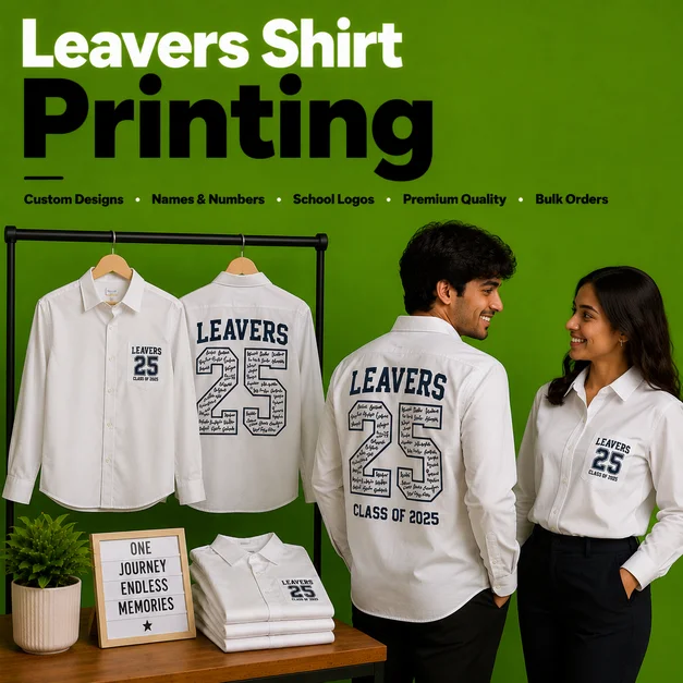 Leavers Shirt Printing Liverpool