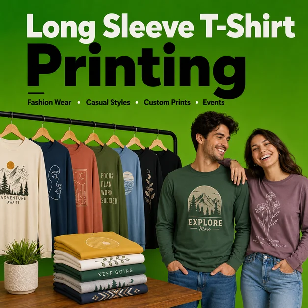 Long Sleeve T Shirt Printing Liverpool