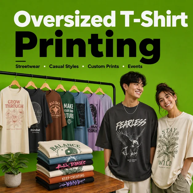 Oversized T Shirt Printing Liverpool