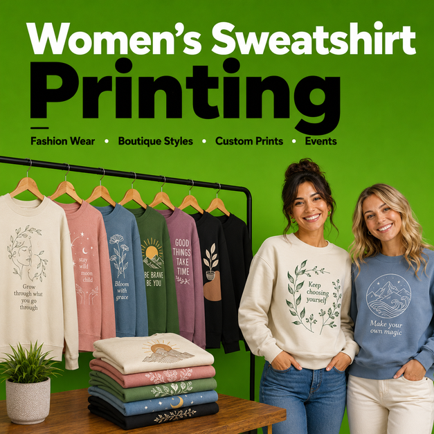 Women's Sweatshirt Printing Liverpool