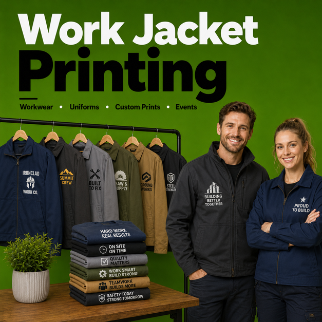 Work Jacket Printing Liverpool